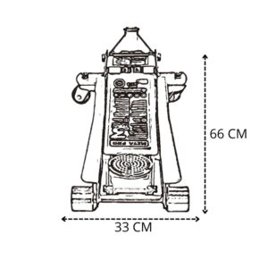 Alacsony profilú autóemelő 3T 75 - 510 m