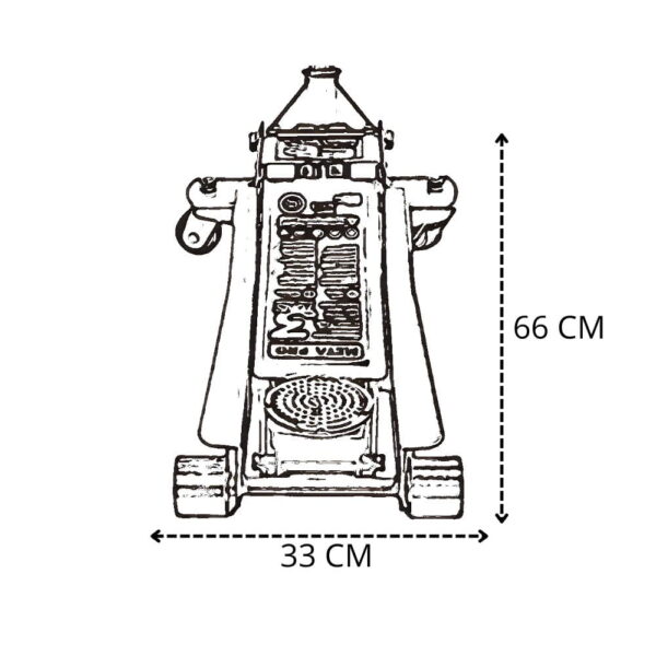 Alacsony profilú autóemelő 3T 75 - 510 m